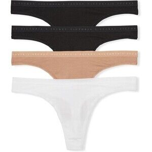 Victoria's Secret Thong Underwear Panties Women's XXL Pack of 4